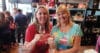 Moms drinking wine together
