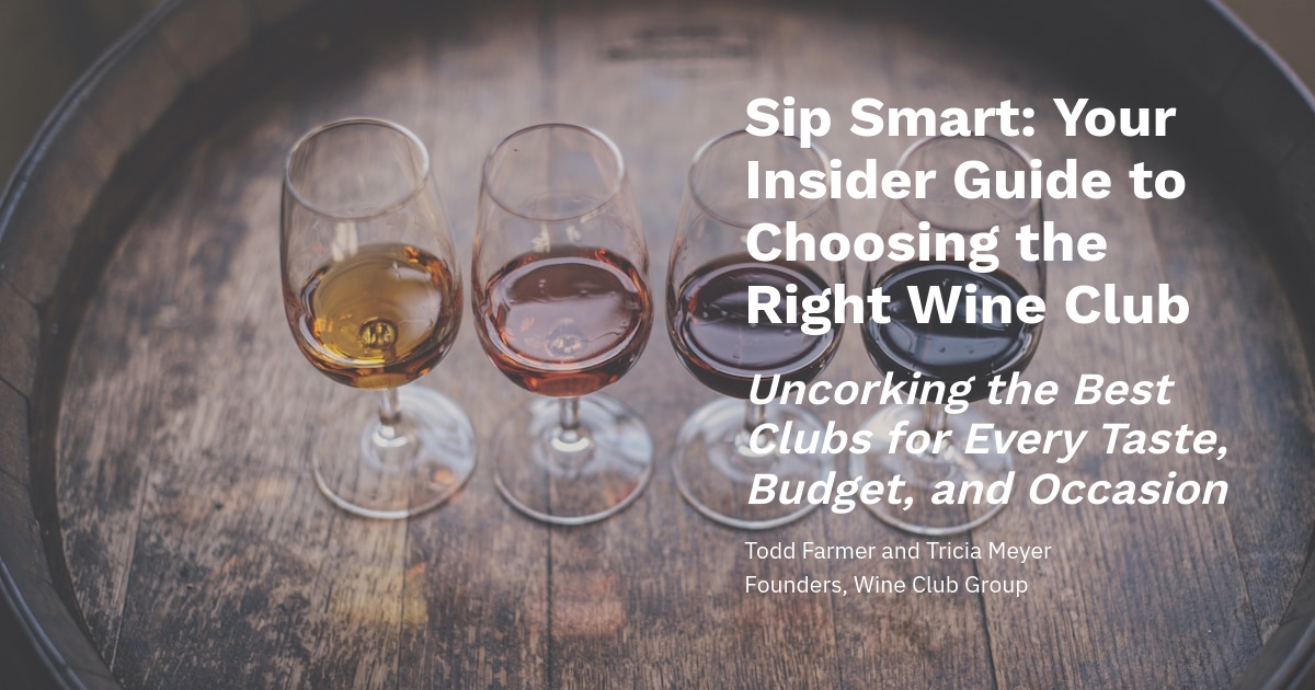 Announcing New Wine Club Book Release